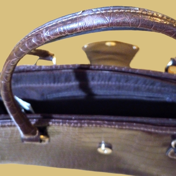 Payless Brown Hand Shoulder Bag Purse - Picture 6 of 6